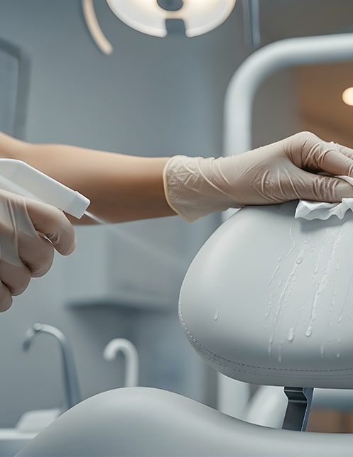 Medical equipment and upholstery cleaning